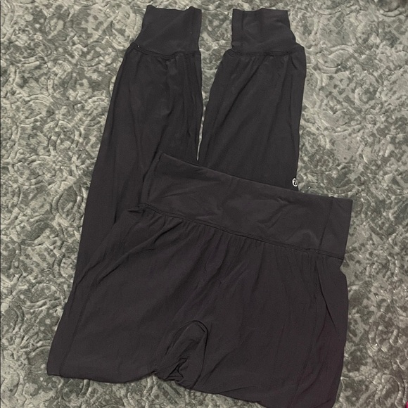 Lululemon Athletica Sun Setter Mesh Black Leggings - Picture 2 of 4
